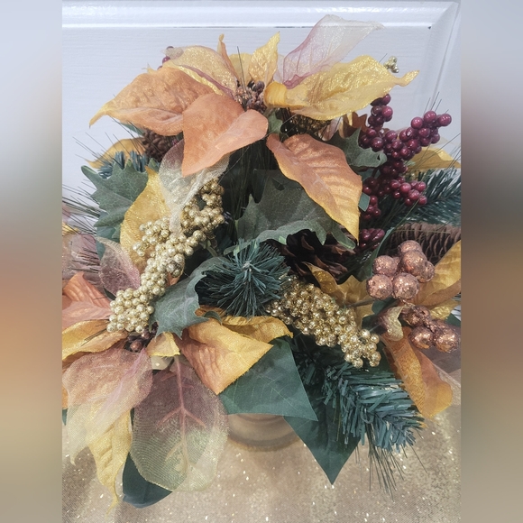 GOLD THEME Table Christmas Decor 4 items - Picture 6 of 7